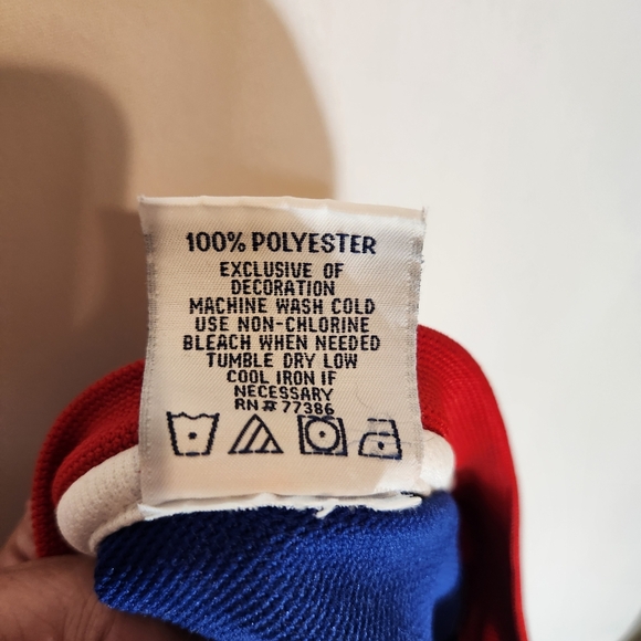 Texas Rangers True Fan XL Blue and Red Men's Jersey With Embroidered Front - Picture 9 of 9